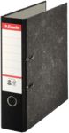 Esselte Essentials Breit Ordner DIN A4 72 mm Schwarz 2 Ringe 46997 Pappkarton Wolkenmarmor Hochformat Recycled