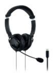 Kensington Kopfhörer USB Noise Cancelling Microphone Mit Mikrofon Schwarz