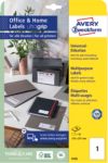 Thumbnail - AVERY Zweckform ultragrip Universaletiketten 6125 Selbsthaftend DIN A4 Weiß 210 x 297 mm 10 Blatt à 1 Etiketten