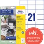 Avery Zweckform Etiketten 3652-10 70 x 42,3 mm Weiss 10 Blatt à 21 Etiketten