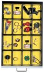 Bisley Multidrawer Schubladeneinsatz 16 Fächer Schwarz 51 mm Pack 5 Stück