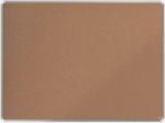 Thumbnail - Nobo Premium Plus Kork Pinnwand Wandmontage 120 (B) x 90 (H) cm Aluminium Braun
