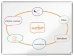 Nobo Premium Plus Whiteboard 1915156 Wandmontiert Magnetisch Lackierter Stahl 120 x 90 cm