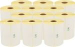 Etiketten Kompatibel 800284-605 Haftend 102 x 152 mm 12 Rollen à 475 Etiketten