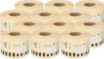 Etikettenrolle Kompatibel DK-22223 Selbsthaftend 50 mm 12 Rollen