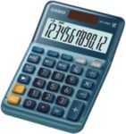 Casio MS-120EM Tischrechner 12-stelliger LCD-Monitor Blau