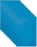 Djois Secolor Klemmmappe 250 Blatt Folio Blau 10 Stück