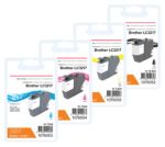 Viking LC-3217 Kompatibel Brother Tintenpatrone Schwarz, Cyan, Magenta, Gelb Multipack 4 Stück