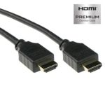 Thumbnail - ACT 0.5 M HDMI High Speed Ethernet Premium Certified Kabel HDMI-A Stecker - HDMI-A Stecker