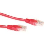 ACT RJ45 (8P8C) Male U/UTP CAT6 Patchkabel IB8500 Rot 0.5 m