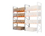 MANORGA Epsirack XL Starterregal 3 Fachböden 1.825 x 1.100 x 6.000 mm Gelb, Silber