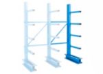 MANORGA Cantilever Anbauregal 4 Fachböden 1.000 x 800 x 2.500 mm Grau