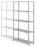 MANORGA Adaptiv Starterregal 5 Fachböden 1.000 x 500 x 2.000 mm Grau