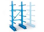 MANORGA Cantilever Starterregal 4 Fachböden 1.000 x 2.500 mm Grau
