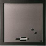 Bi-Office Black Shadow Whiteboard 45 (B)x45 (H) cm Schwarz