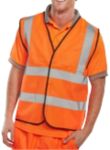 B Seen Hi-Vis Weste Hohe Sichtbarkeit Large (L) Orange