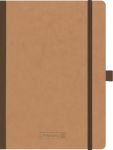 Thumbnail - BRUNNEN Notizbuch DIN A5 Liniert Geleimt Pappe Braun Nicht perforiert 192 Seiten 96 Blatt