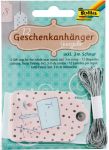 Folia Papier-Geschenkanhänger Matt Das ganze Jahr über Sortiert 11 x 3 x 14,5 cm 12 Stück