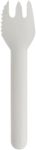 Papstar Kuchen- und Snackgabeln Pure Papier 127 mm Weiß 100 Stück