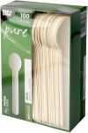 Thumbnail - Papstar Löffel Pure Papier Weiß 155 mm 100 Stück