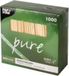 Papstar Rührstäbchen Pure Bambus 150 mm 1000 Stück