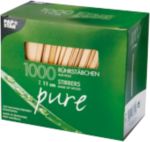 Thumbnail - Papstar Rührstäbchen Pure Holz 110 mm 1000 Stück