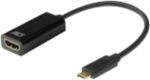 ACT USB-C Male HDMI-Adapter HDMI Female AC7305 Schwarz 15 cm