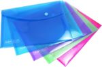 Rapesco Document Folder A5 Pp (Polypropylene) 18.4 (W) X 0.2 (D) X 24.4 (H) Cm Assorted Pack Of 5