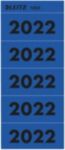Leitz Jahresinhaltsetiketten 2022 Blau 60 x 25,5 mm Packung mit 100 Stück