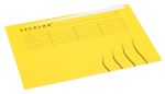 Djois Secolor Aktendeckel DIN A4 Gelb Pappkarton 225 g/m²