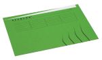 Djois Secolor Aktendeckel DIN A4 Grün Papier 225 g/m²