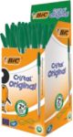 BIC Kugelschreiber Cristal® 0.7 mm Grün 50 Stück