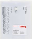 Viking Dokumentenmappe DIN A5 Druckknopf PP (Polypropylen) Hoch 18,2 (B) x 22,2 (H) cm Transparent 5 Stück