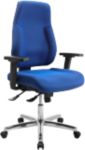 Realspace Signum Bürostuhl Synchronmechanismus Stoff 3D Armlehnen Höhenverstellbar Blau 110 kg