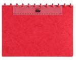Adoc Lin-Ex Notizbuch DIN A4 Kariert Spiralbindung Pappe Farbig sortiert Perforiert 144 Seiten