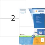 HERMA Universaletiketten 4628 Weiß DIN A4 210 x 148 mm 200 Blatt à 2 Etiketten 1726334