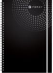 Foray Notebook Executive A4+ Ruled Spiral Bound Pp (Polypropylene) Hardback Black Perforated 160 Pages 80 Sheets