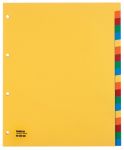 Kolma Register Blanko DIN A4 XL hoch Mehrfarbig 20-teilig Perforiert LongLife (Kunststoff) Blanko 20 Blatt
