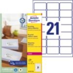AVERY Zweckform Abziehhilfe QuickPEEL Adressetiketten LR7160-100 Selbsthaftend DIN A4 Naturweiß 63,5 x 38,1 mm Recycled ...