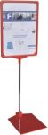 Thumbnail - Franken Infoständer DIN A4 Metall Rot PSM A4 01