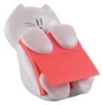 Thumbnail - Post-it Haftnotizenspender CAT mit Super Sticky Z-Notes Haftnotizen Mohnrot 90 Blatt