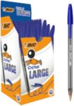Bic Cristal Large Ballpoint Pen Blue 0.6 Mm Broad Ballpoint Pack Of 50