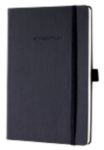 Sigel Conceptum A5 Gebunden Schwarz Hardback Notizbuch Blanko 97 Blatt