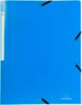 Exacompta Eckspannmappe Forever DIN A4 Blau Polypropylen 24 x 32 cm