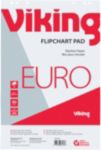 Viking Flipchart-Papier Blanko Euro 80 g/m² 5 Stück à 50 Blatt