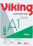 Viking Recycling Flipchart-Papier Blanko DIN A1 20 70 g/m² 5 Stück à 20 Blatt
