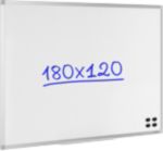Viking Whiteboard Wandmontiert Magnetisch Emaille Einseitig 180 (B) x 120 (H) cm