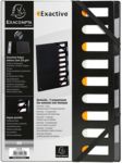 Exacompta Ordnungsmappe 55334E DIN A4 Schwarz Polypropylen 9-teilig 24 x 32 cm