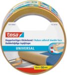 tesa Doppelseitiges Klebeband Universal Weiß 50 mm (B) x 10 m (L) Kunststoff 56171