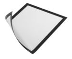 DURABLE wandmontierbarer magnetischer Inforahmen A4 236 x 323 mm Schwarz 5 Stück